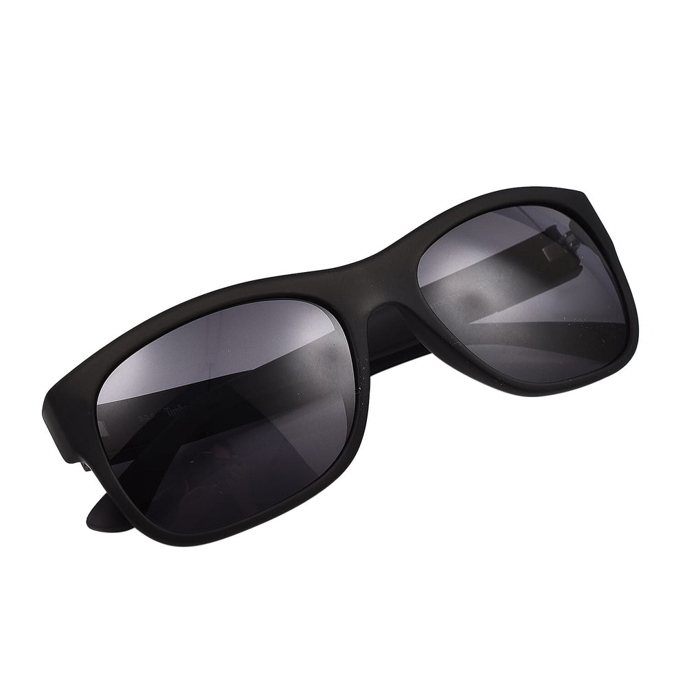 Limited Closeout Deal - Timberland Sunglasses - Black Frame With Grey Lens - UV Protection Category 3