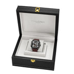 Limited Edition Swan - Edgar Hand Assembled Vortex Tourbillon Automatic Skeleton Dial WR Watch With Brown Leather Bracelet