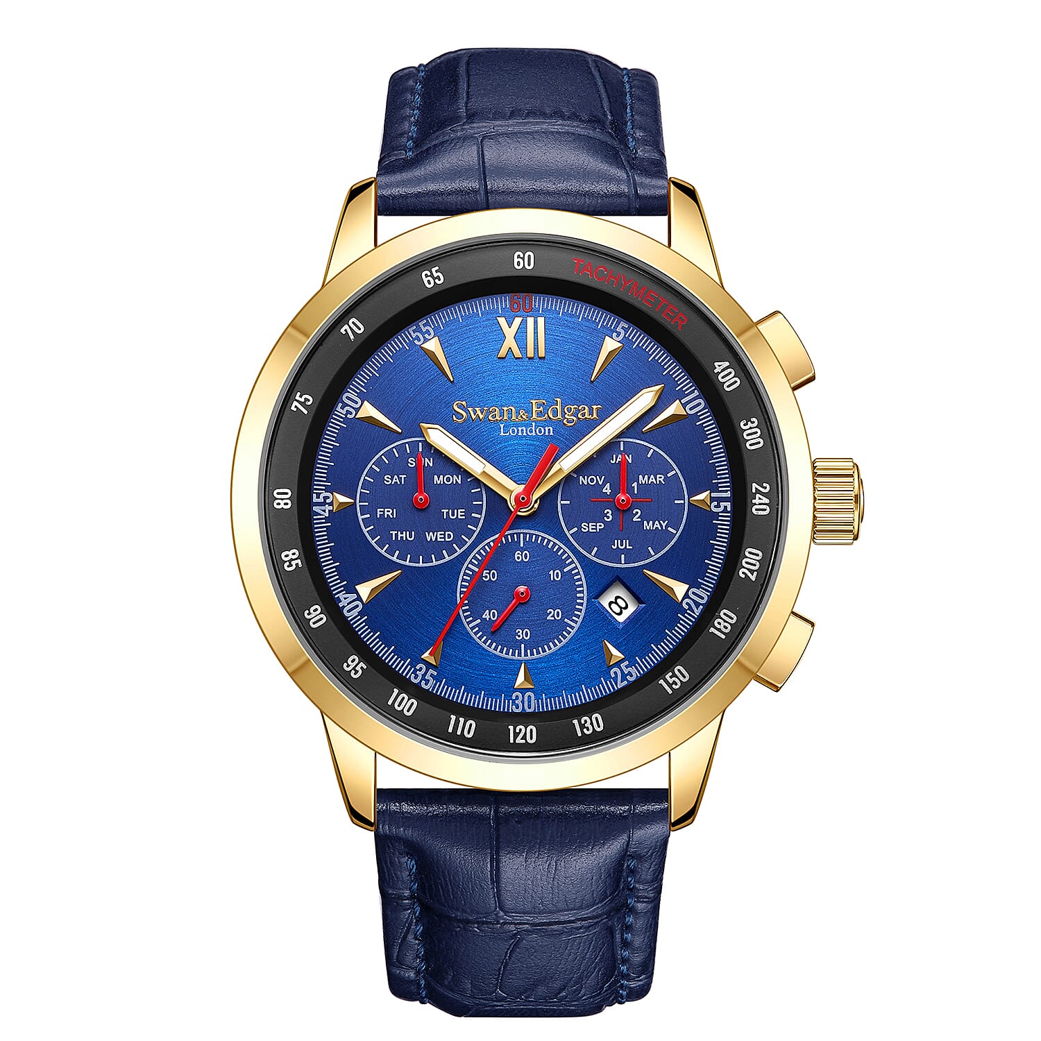Automatic Mens Watch in Stainless Steel - Amber