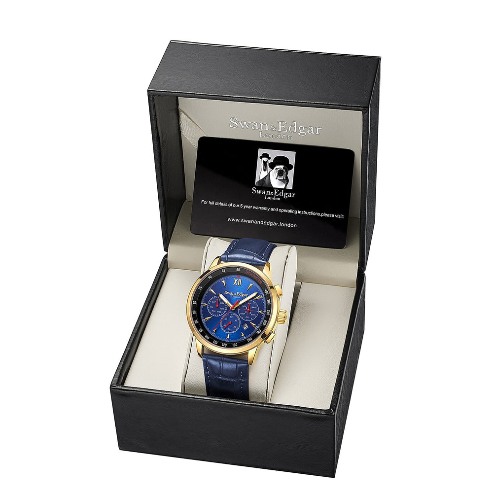Automatic Mens Watch in Stainless Steel - Amber