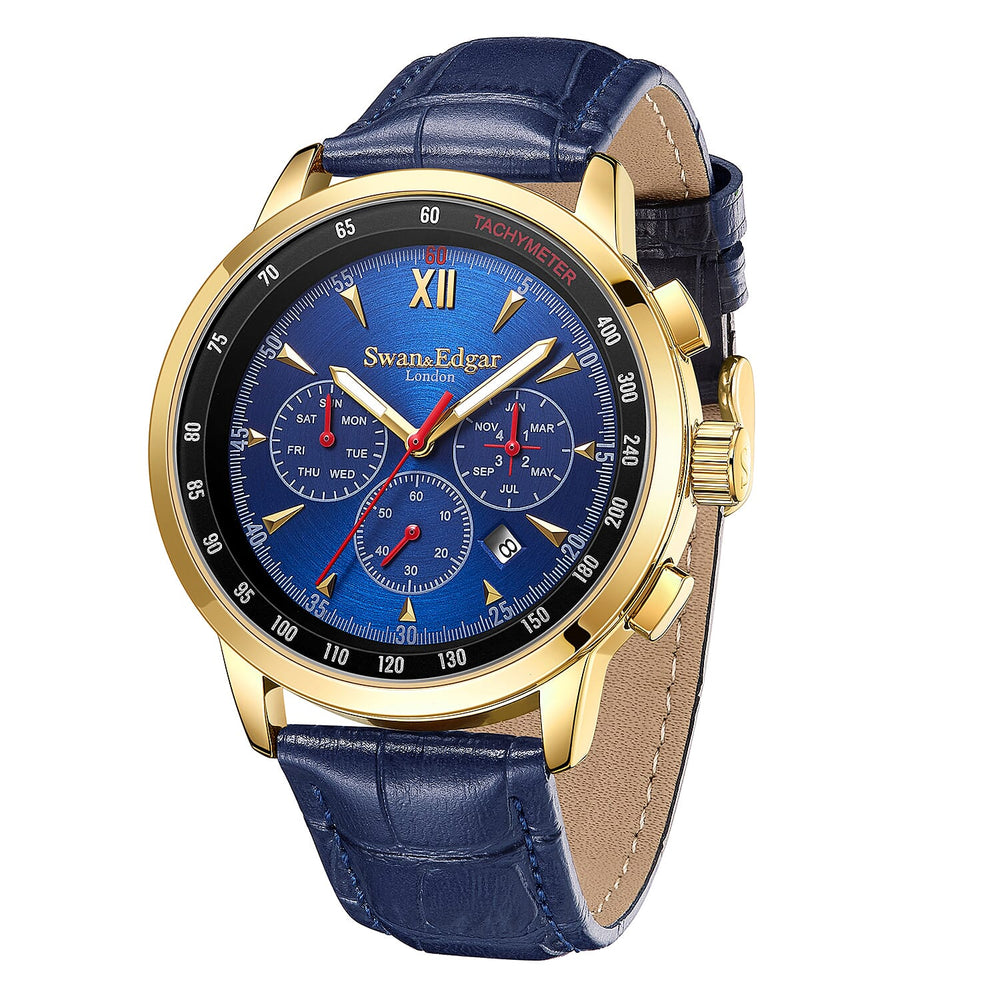 Automatic Mens Watch in Stainless Steel - Amber