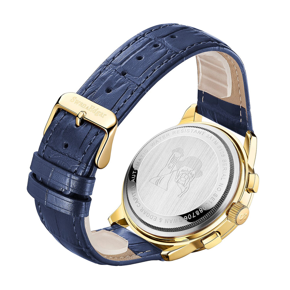 Automatic Mens Watch in Stainless Steel - Amber