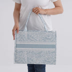 Closeout Offer - The Designer Inspired Tote Bag - Light Green