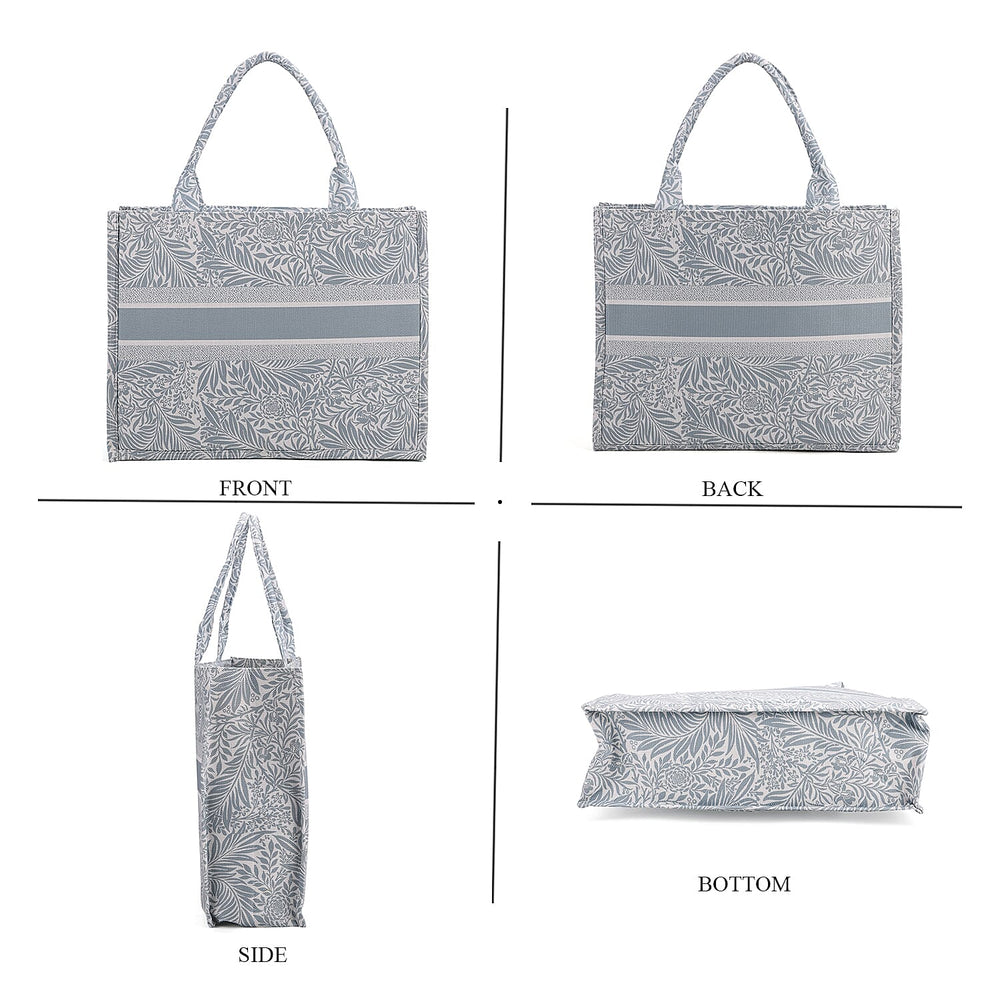Closeout Offer - The Designer Inspired Tote Bag - Light Green