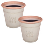 Boxwood Acorn Green Planter x2