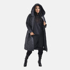 Long Puff Jacket (Size-XXL) - Black