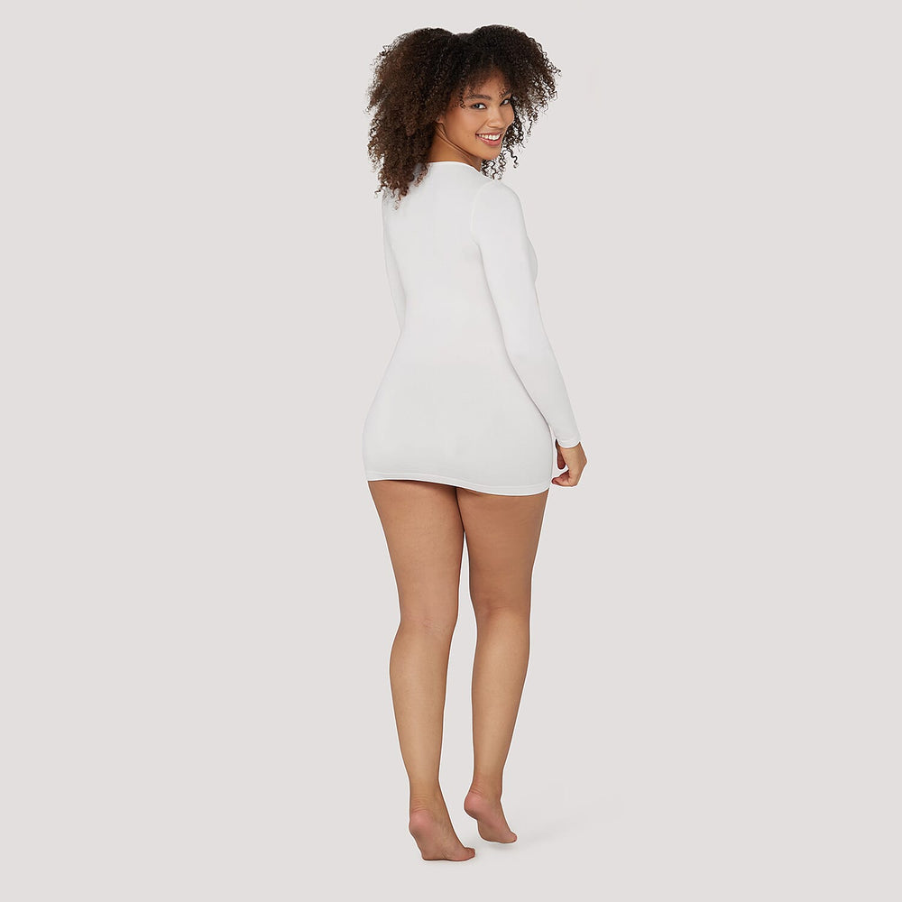 Bella Bodies Long Sleeve Cami(White-Size 1)