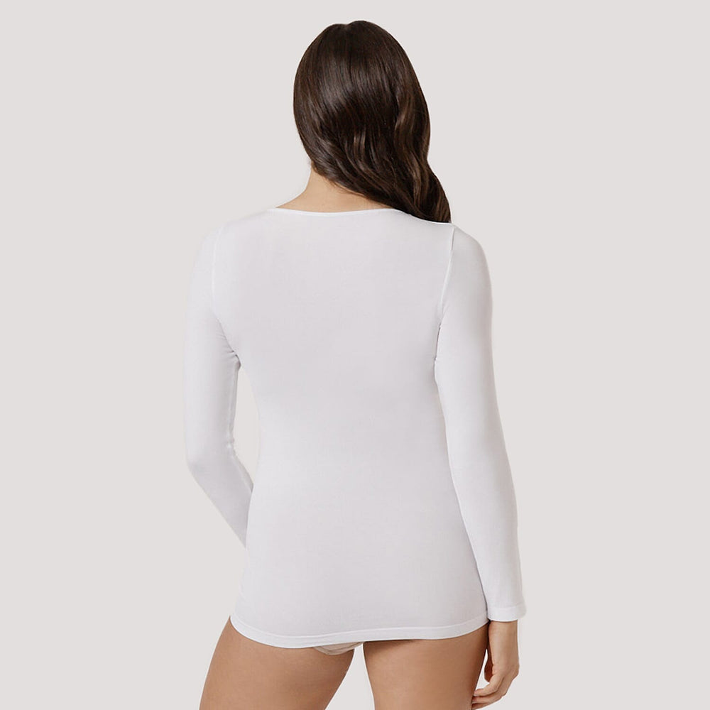 Bella Bodies Long Sleeve Cami(White-Size 1)