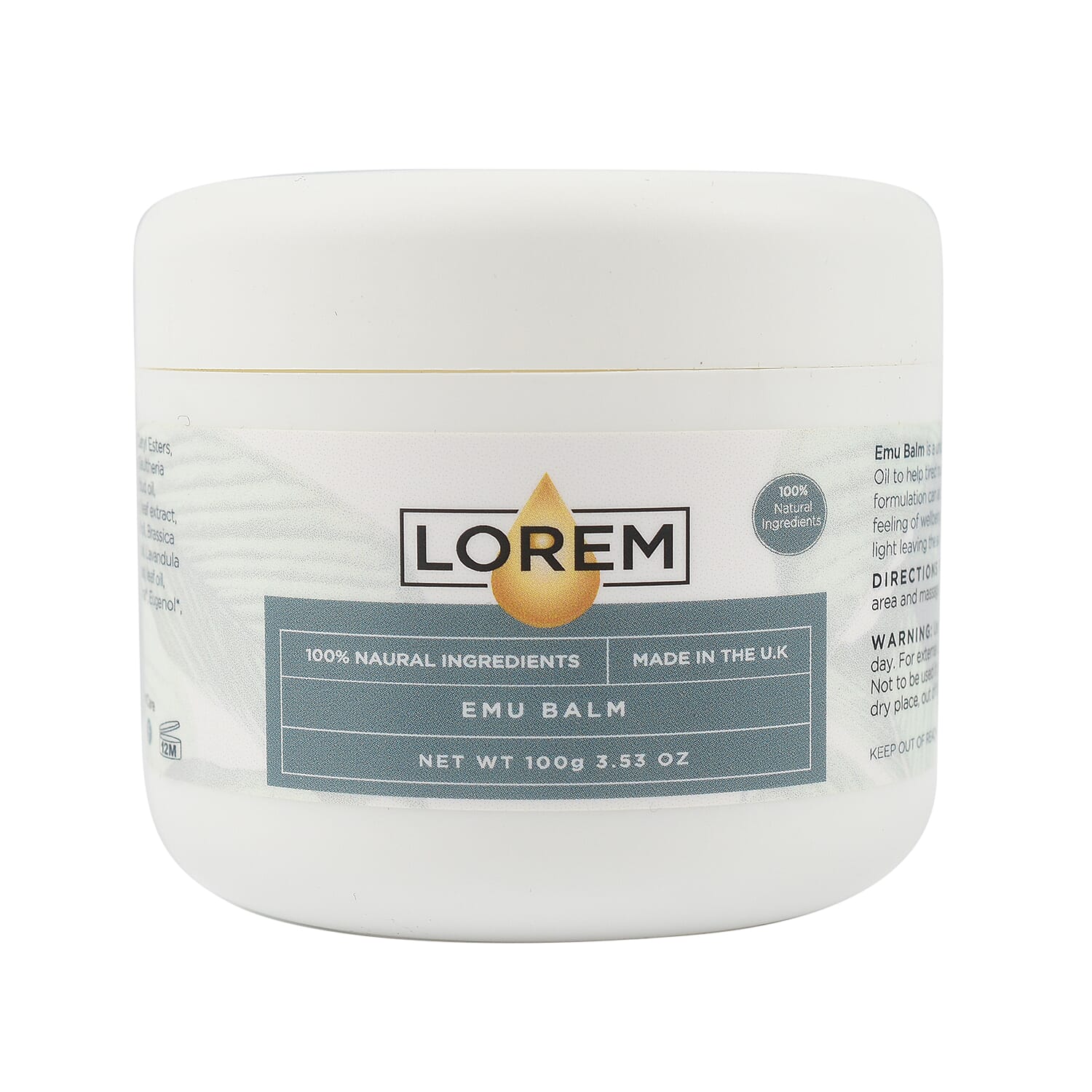 Lorem Emu Balm Bundle and Oil Capsules Duo