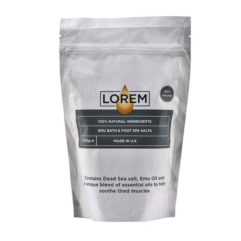 Lorem Emu Bath and Foot Spa Salts - 300g