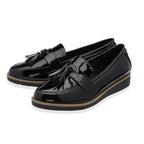 Lotus Ladies York Loafer Shoe (Size 3) - Black Patent