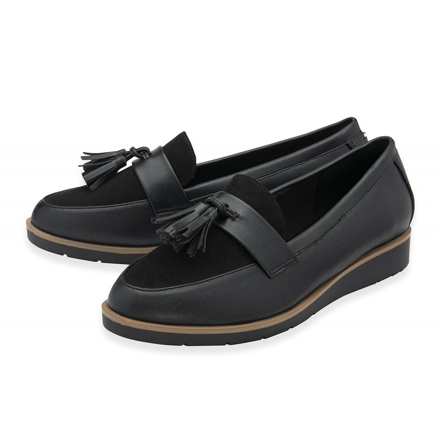 Lotus Ladies York Loafer Shoe (Size 4) - Black