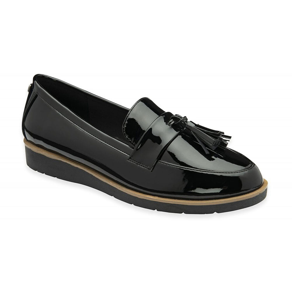 Lotus Ladies York Loafer Shoe (Size 5) - Black Patent
