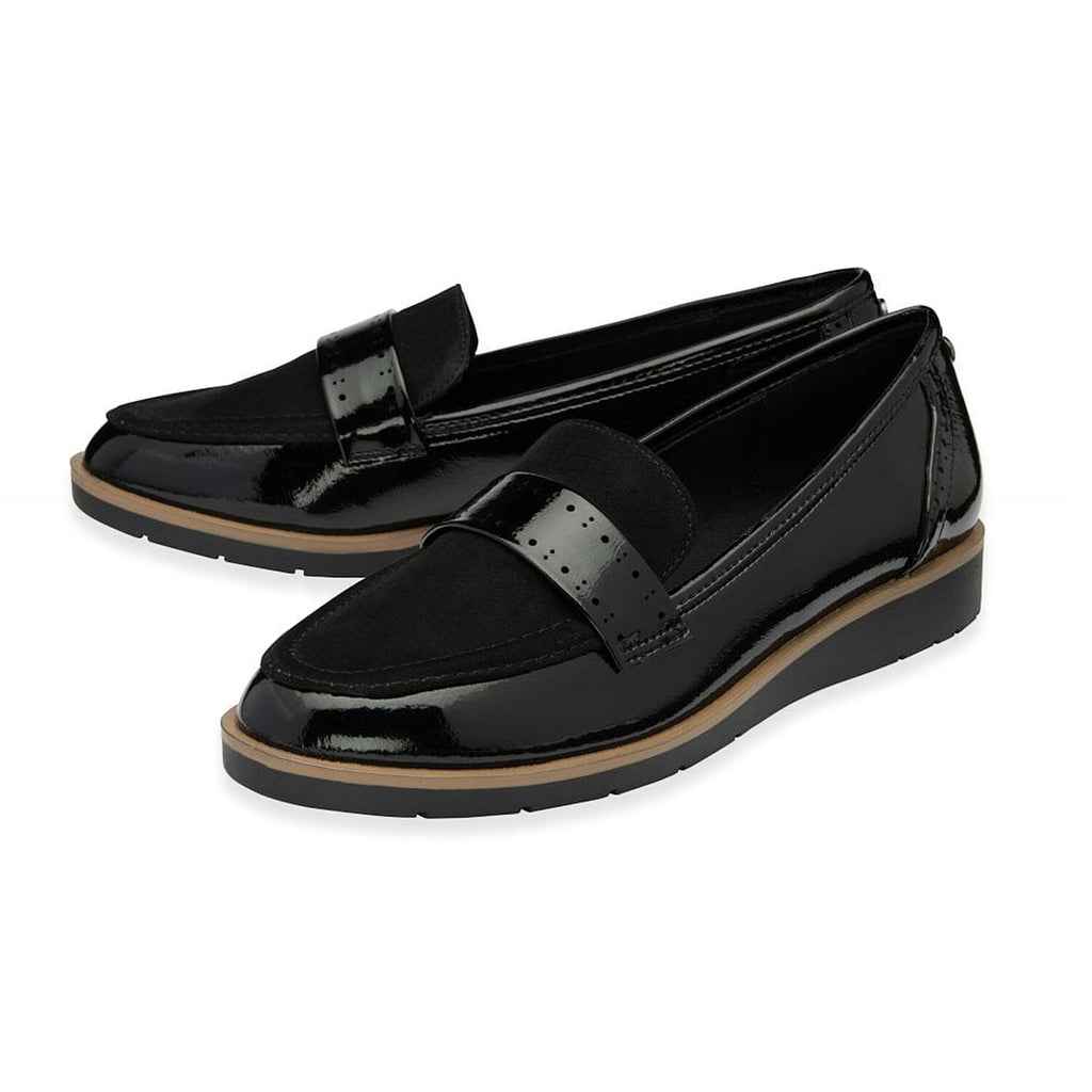 Lotus Ladies Cambridge Loafer Shoe (Size 5) - Black