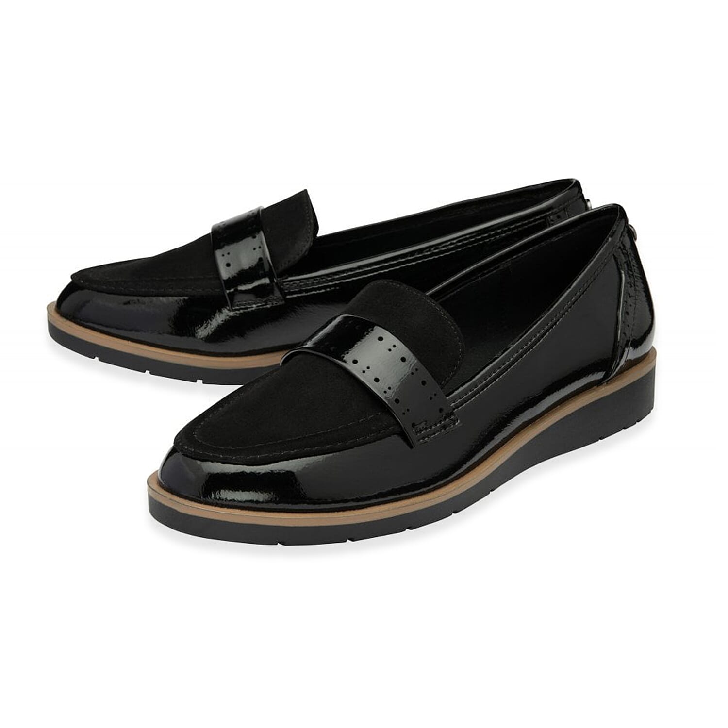 Lotus Ladies Cambridge Loafer Shoe (Size 6) - Black