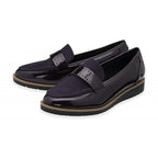Lotus Ladies Cambridge Loafer Shoe (Size 8) - Purple