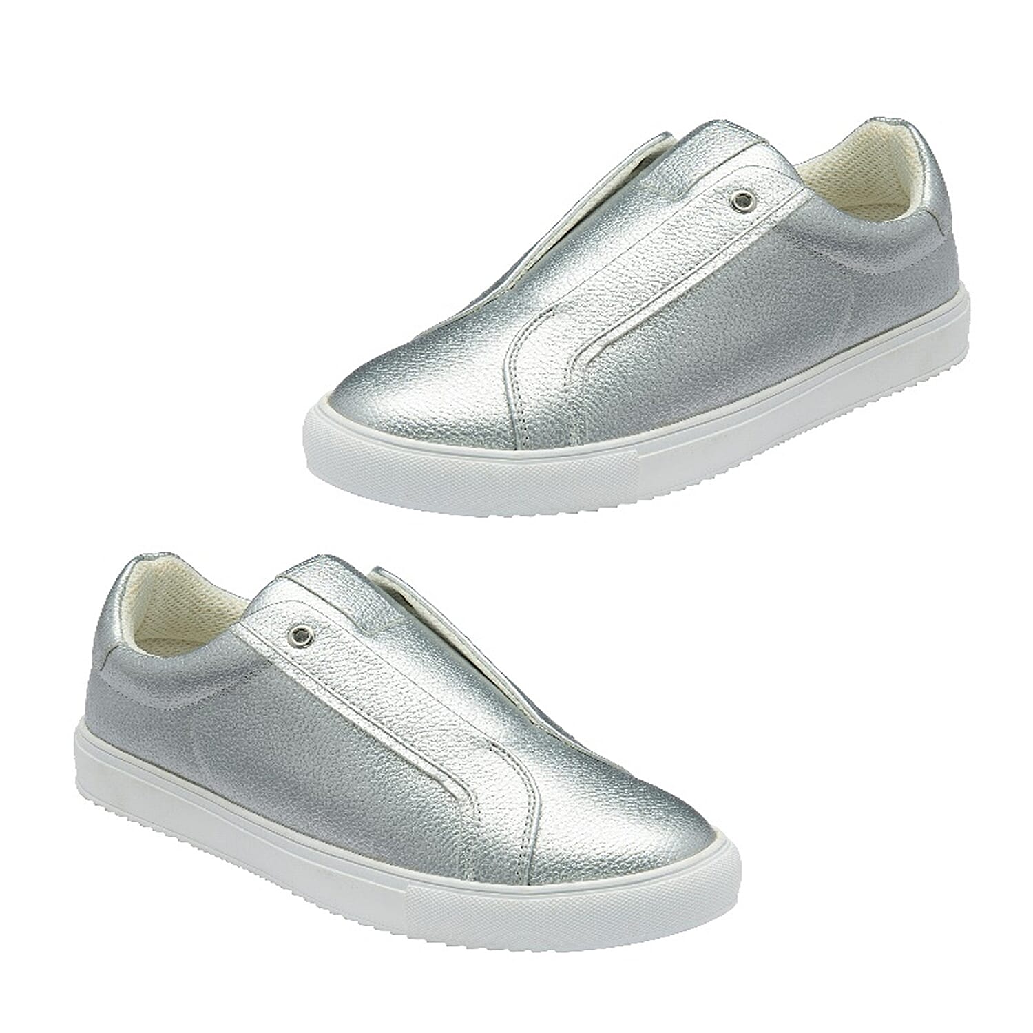 Lotus Silver Leon Slip-On Shoes (Size - 3)