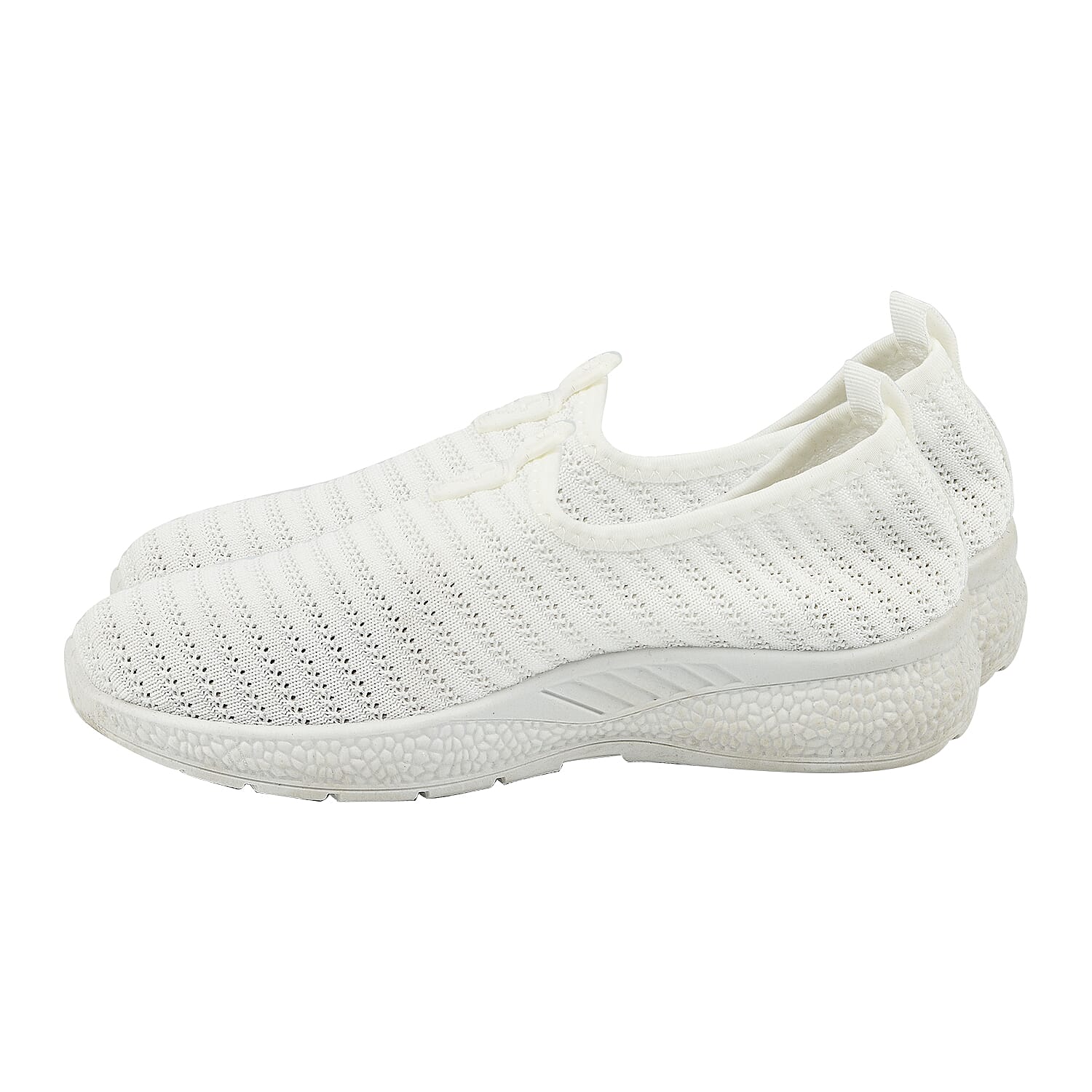 Womens Comfortable Slip-On Shoes (Size 3) - White