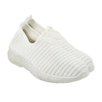 Womens Comfortable Slip-On Shoes (Size 3) - White
