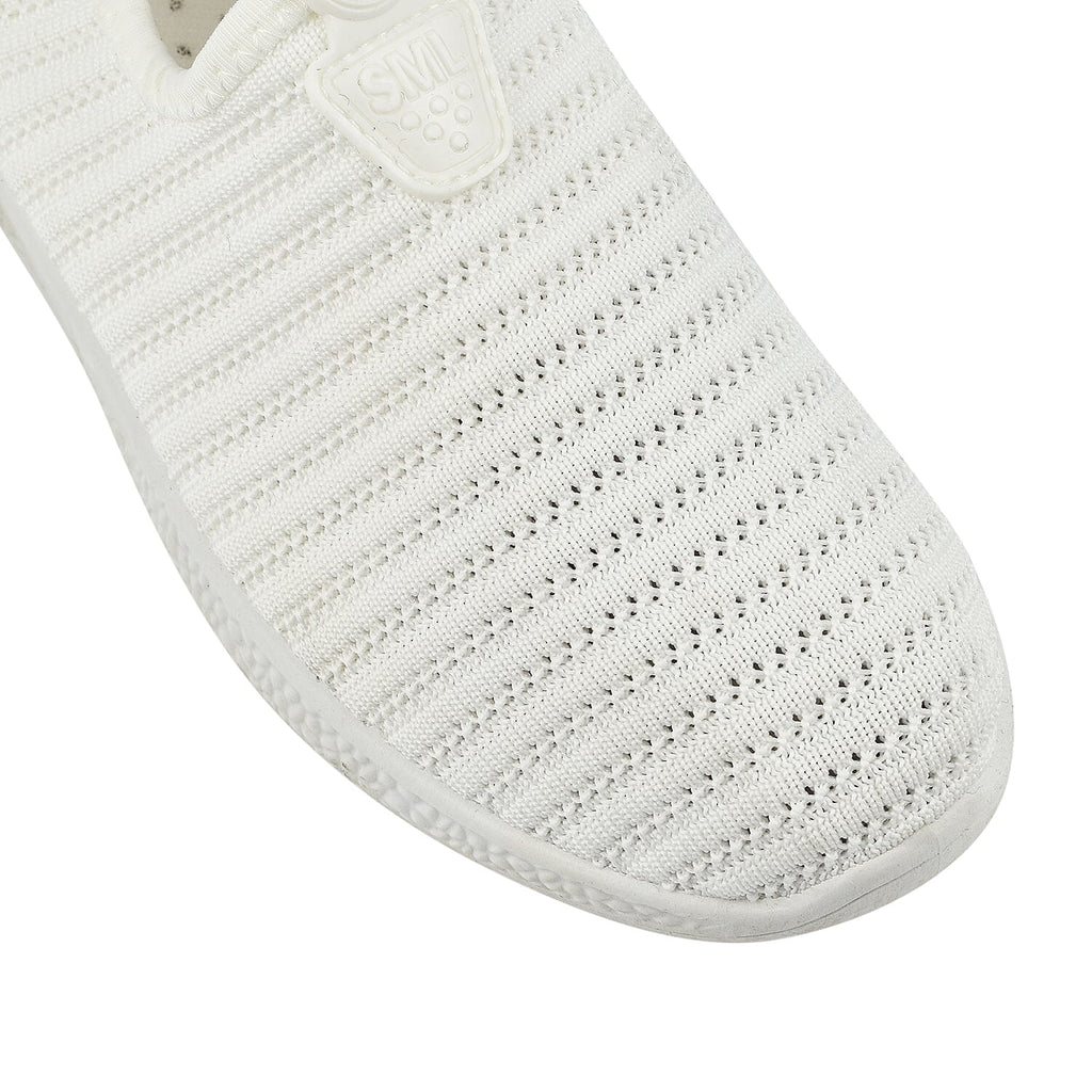 Womens Comfortable Slip-On Shoes (Size 3) - White