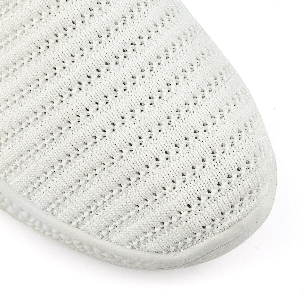 Womens Comfortable Slip-On Shoes (Size 5) - White