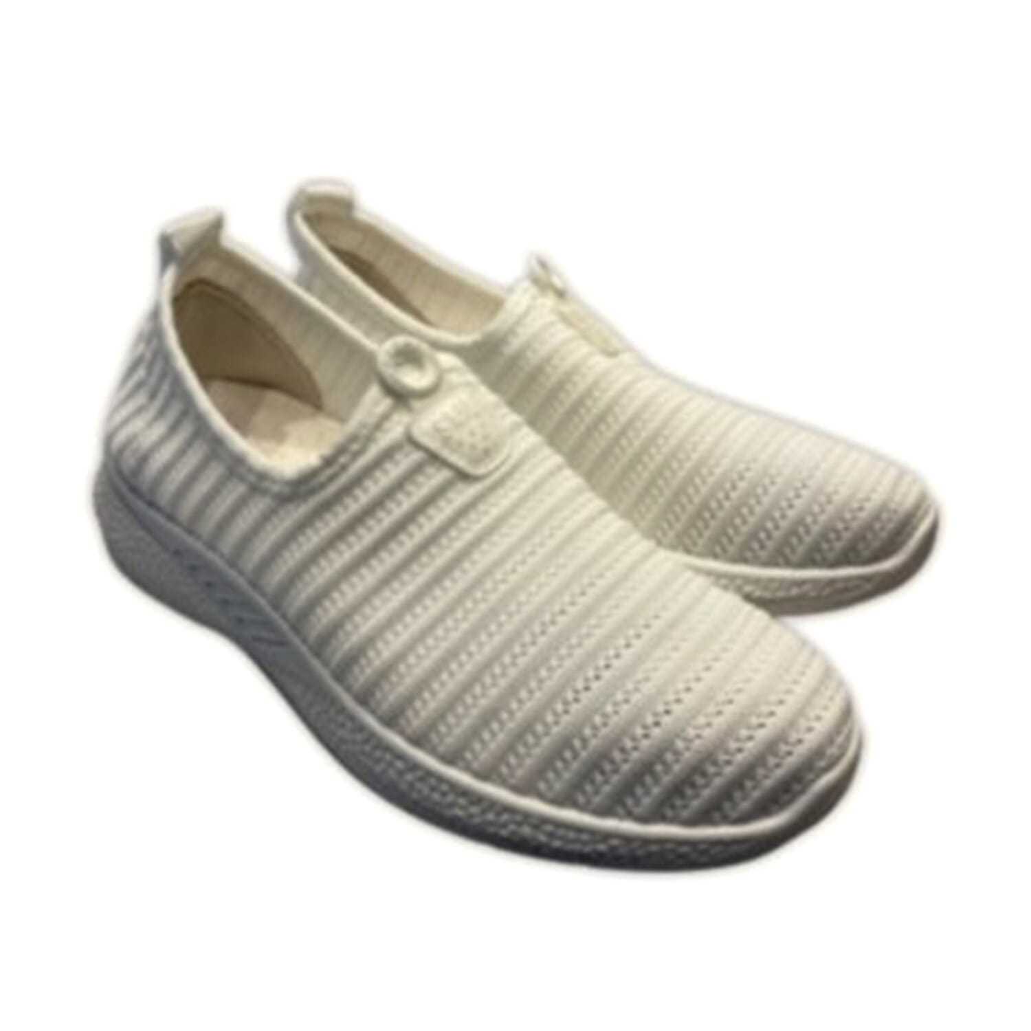 Womens Comfortable Slip-On Shoes (Size 7) - White
