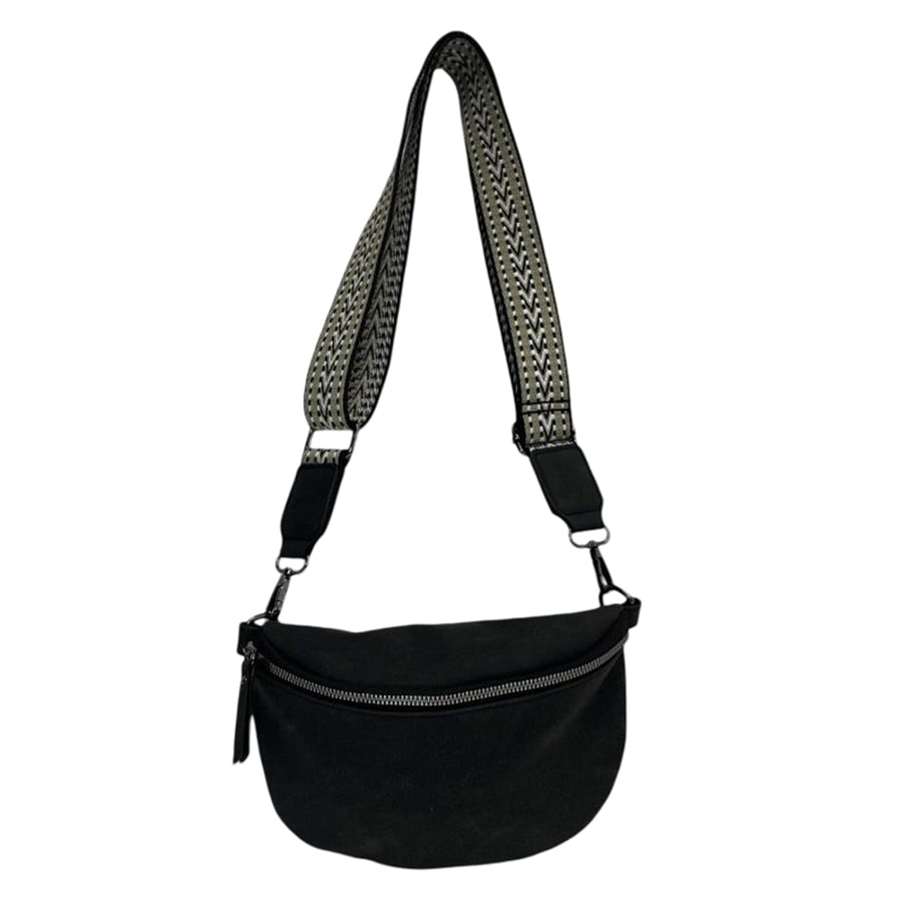 PU Crossbody Bag - Black