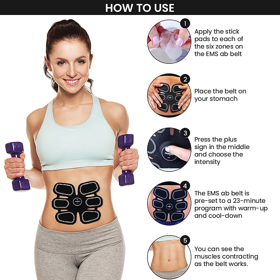 Lumina NRG- Abs EMS Belt