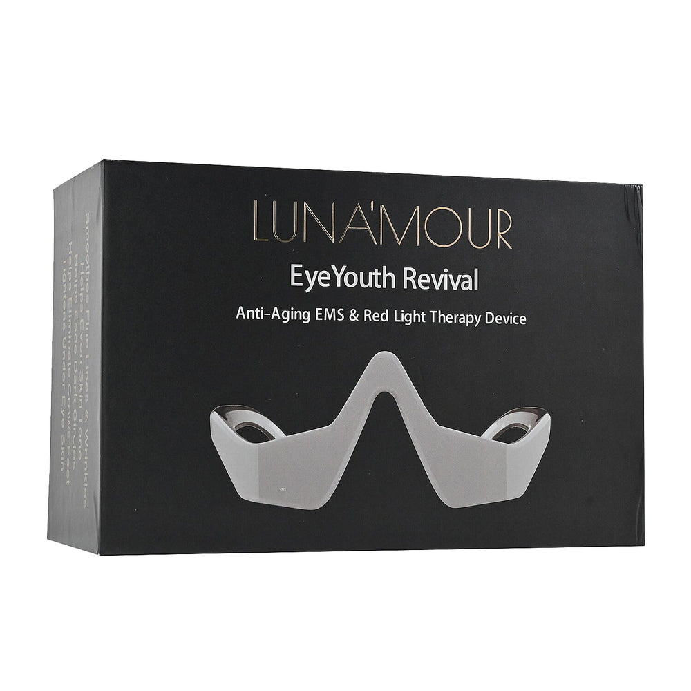 Lunamour Eye Youth Revival EMS - Light Therapy Anti-Aging Under Eye Device with Free Lifetime Warranty