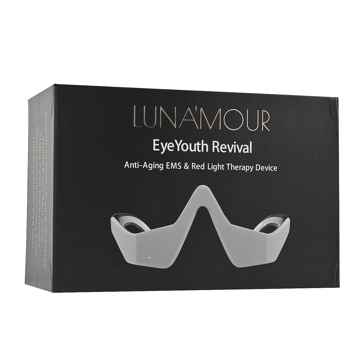 Lunamour Eye Youth Revival EMS - Light Therapy Anti-Aging Under Eye Device with Free Lifetime Warranty