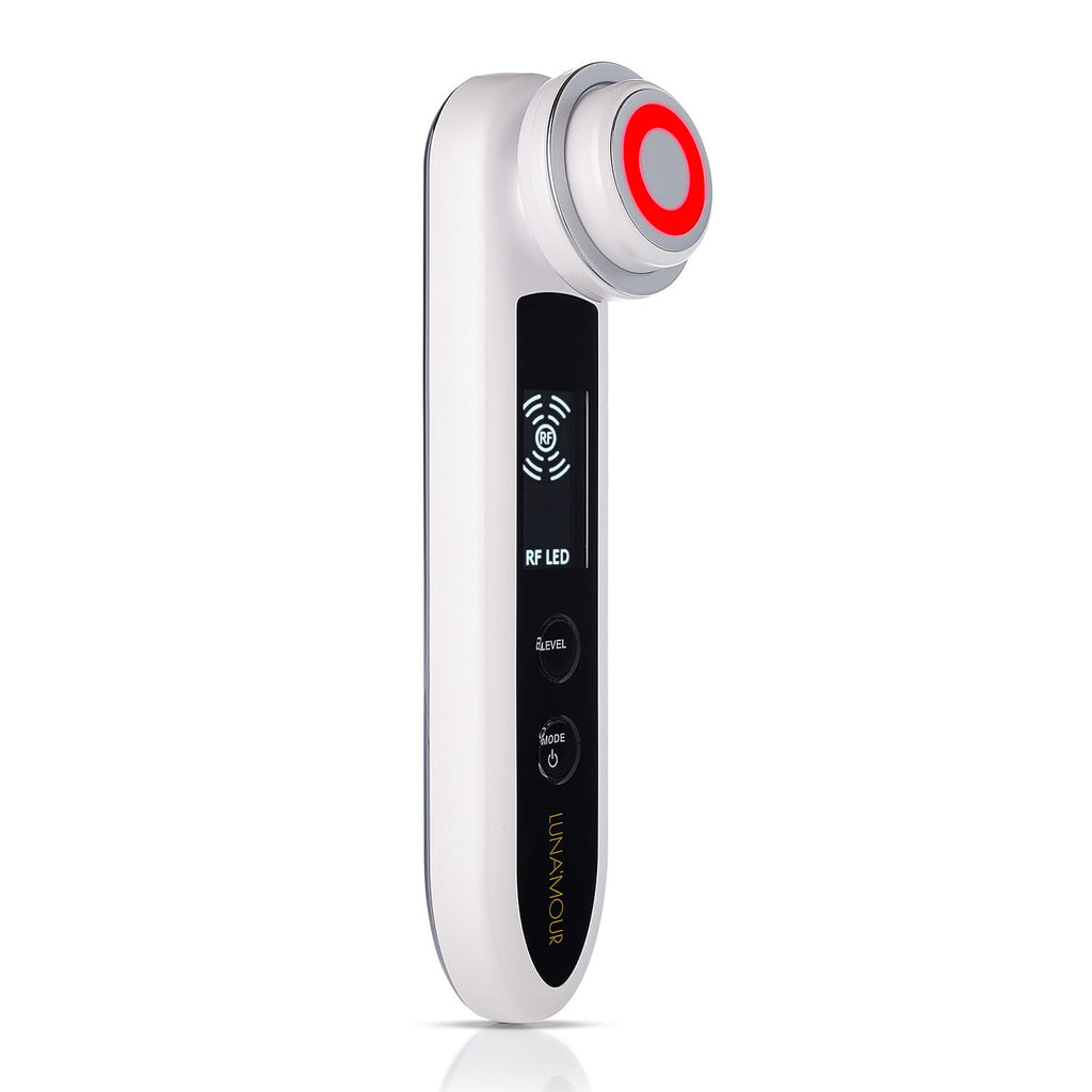 Lunamour V-LIFT 5 Mode Facial Device with RF, EMS - Light Therapy - Lifetime Warranty