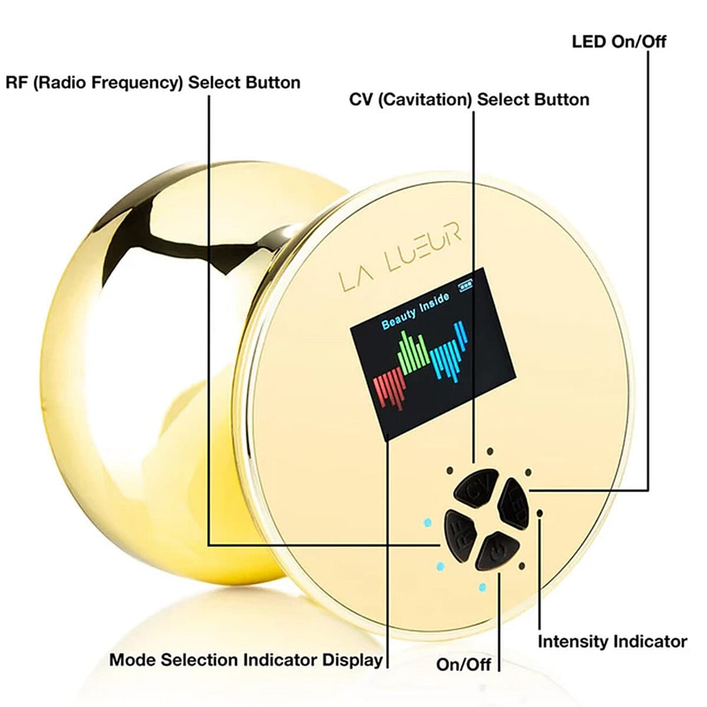 Lunamour ULTRA Sculpt System - RF, CV and LED Face - Body Lifting Device - Lifetime Warranty