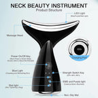 Lunamour Necklite EMS Trio LED Therapy Anti-Aging Neck Device
