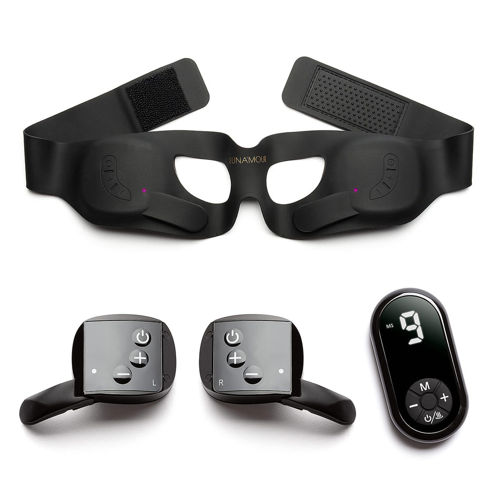 NATALIAS PICK OF CLEARANCE 2025 - Lunamour Onyx EyeFix PRO EMS Silicone Eye Mask with Lifetime Warranty