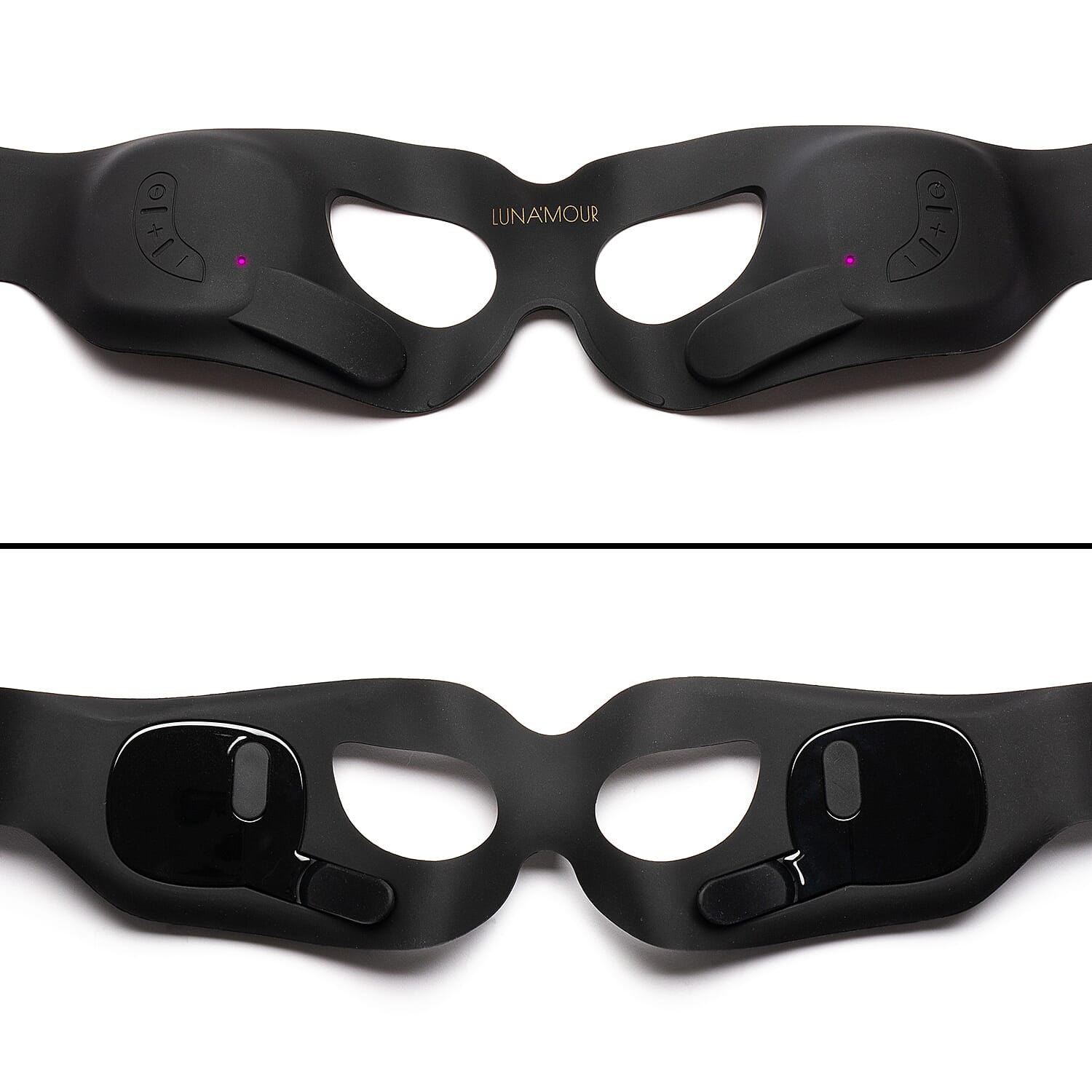 NATALIAS PICK OF CLEARANCE 2025 - Lunamour Onyx EyeFix PRO EMS Silicone Eye Mask with Lifetime Warranty