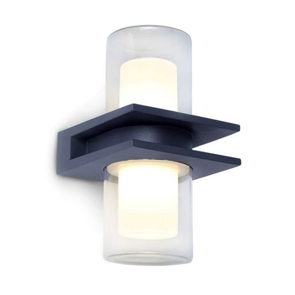 Lutec Tango IP54 Intergrated LED Wall Light (17W) 800 Lumen - Dark Grey
