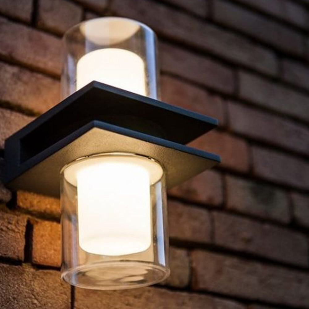 Lutec Tango IP54 Intergrated LED Wall Light (17W) 800 Lumen - Dark Grey