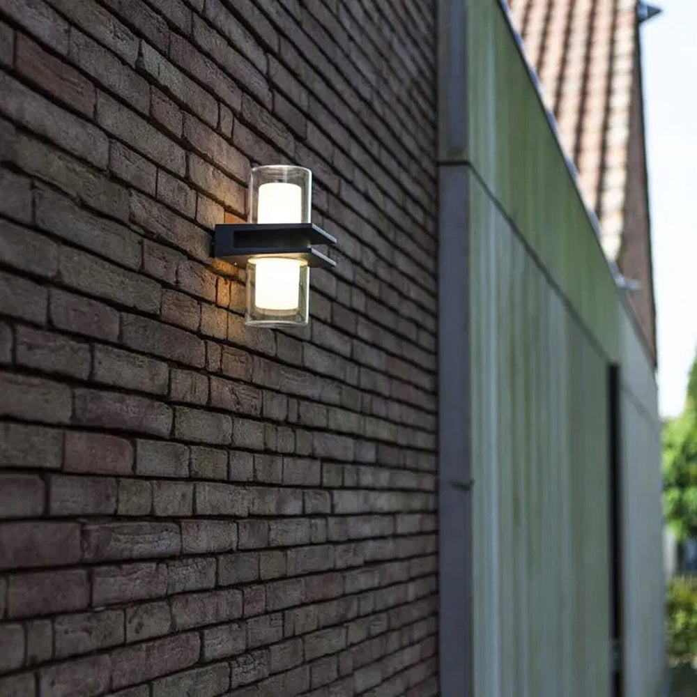 Lutec Tango IP54 Intergrated LED Wall Light (17W) 800 Lumen - Dark Grey