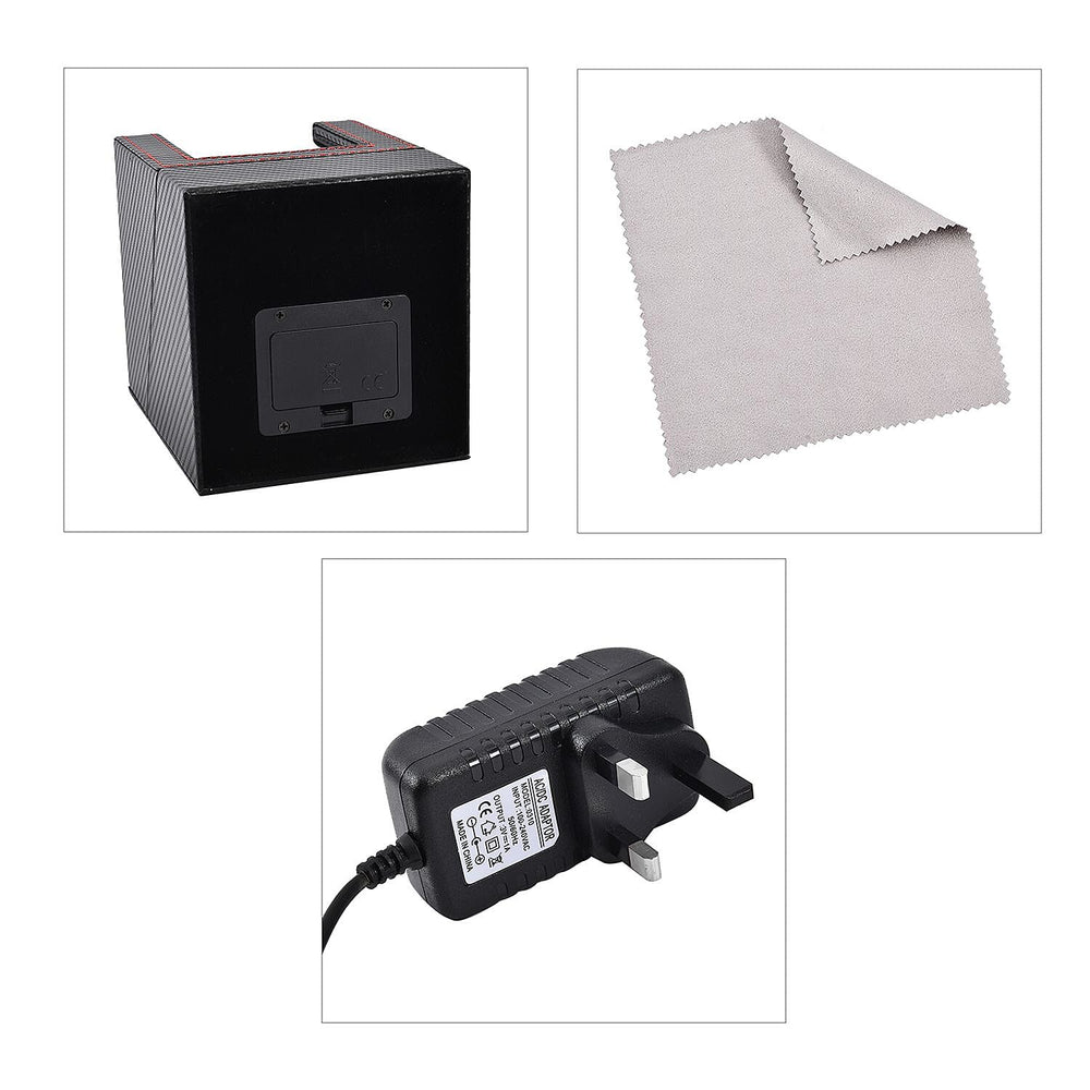 Luxury Edition Automatic Watch Winder Box (Size 12x16x13 cm) - Black