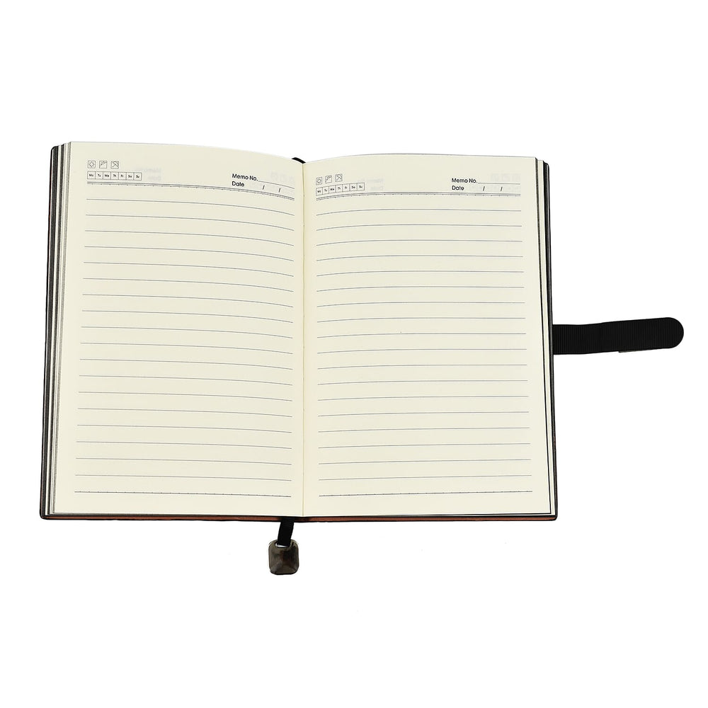 Luxury Notebook - Pen Set- Presented in a Gift Box - Black