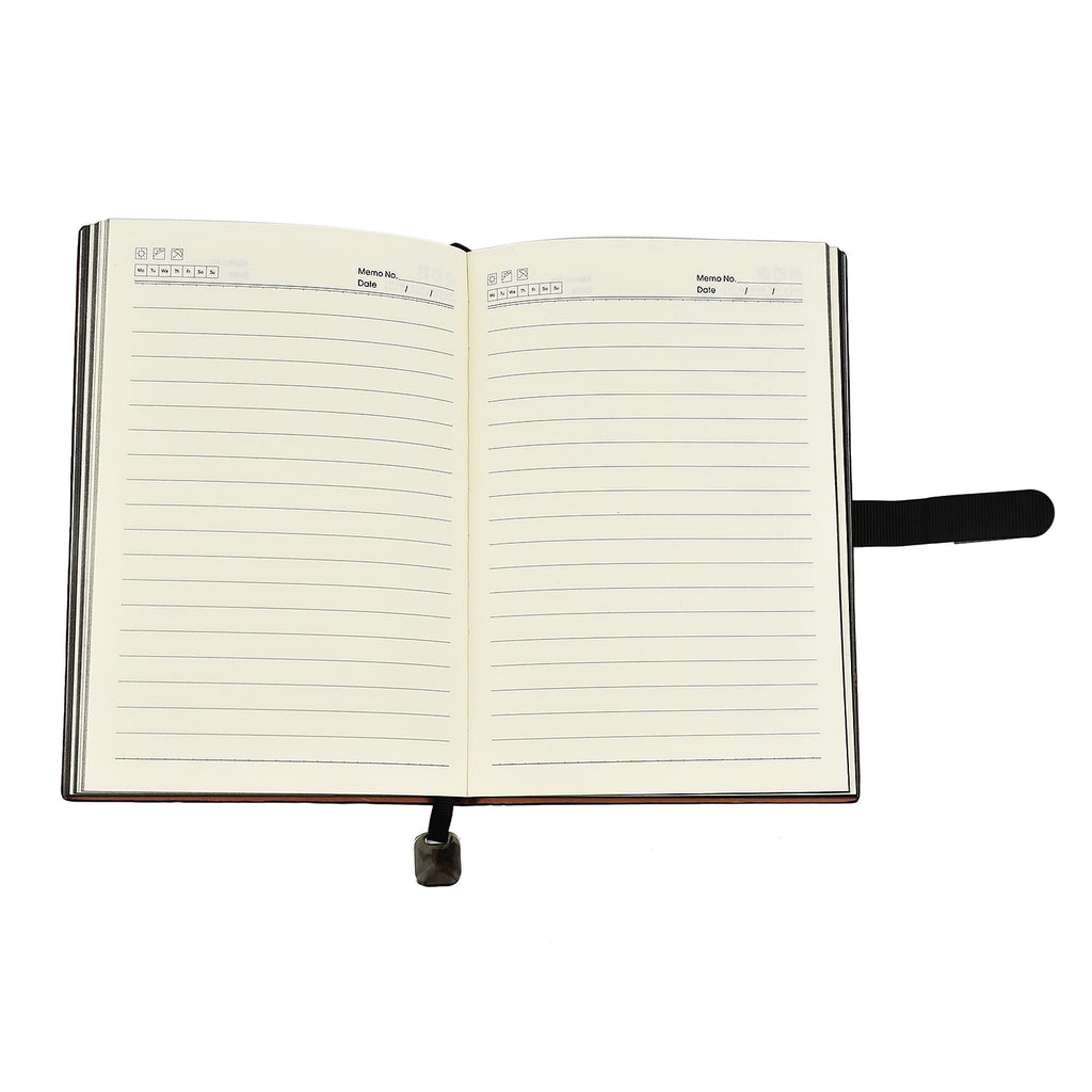 Luxury Notebook - Pen Set- Presented in a Gift Box - Black