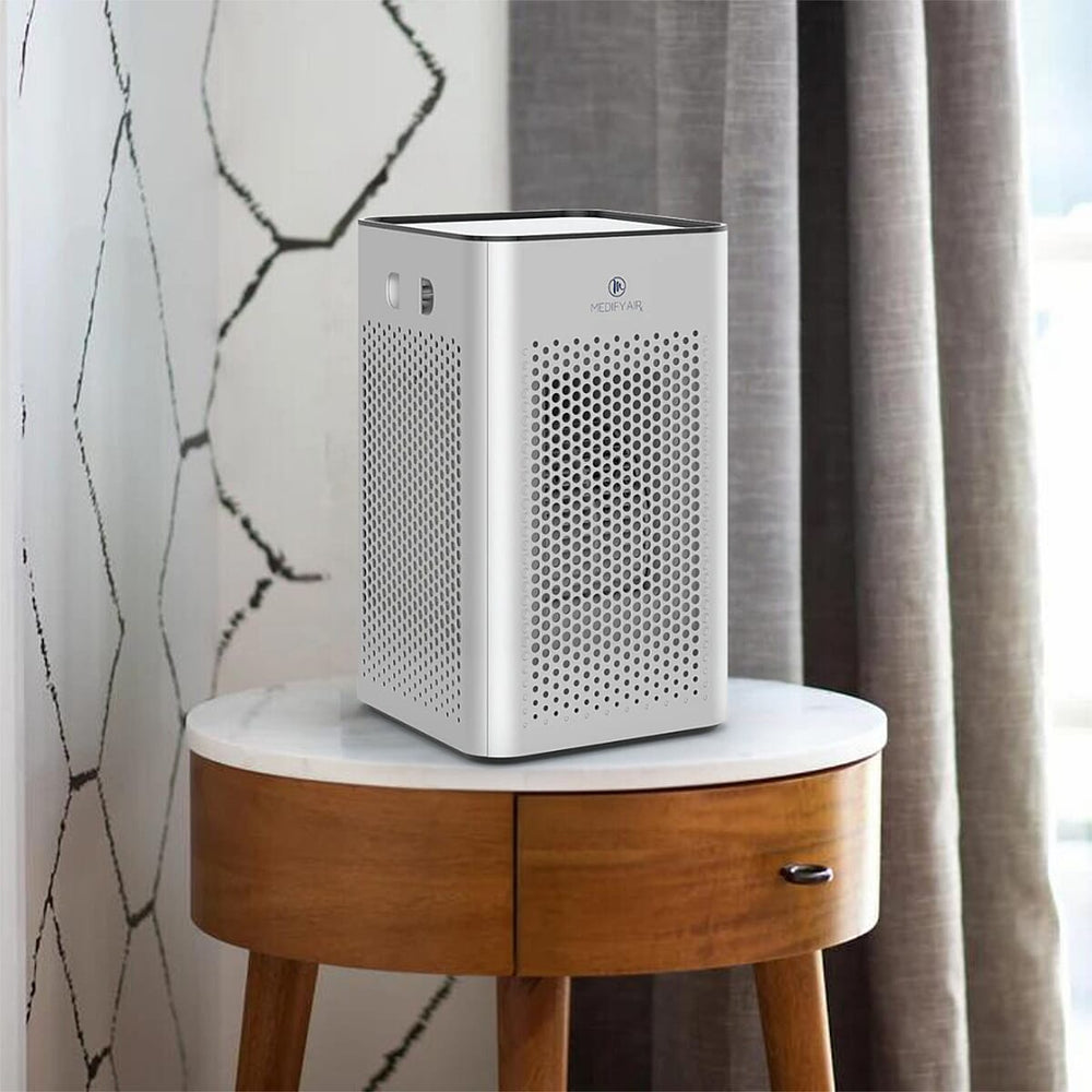 Medify MA-25 Medical Grade H13 True HEPA Air Purifierr - Captures 99% of airborne particles - Silver