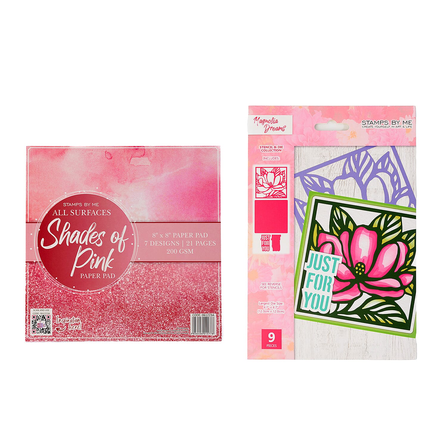 MAGNOLIA DREAMS DIE STENCIL AND PAPER DUO