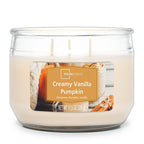 MAINSTAYS Classico 11.5oz Vanilla Pumpkin Scented Candle Jar- Cream