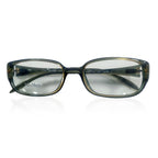 MAX MARA Rectangular Readers with Decorative Temples (Power 2.00) - Olive