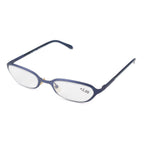 MAX MARA Shiny Oval Metal Readers (Power 3.00) - Royal Blue