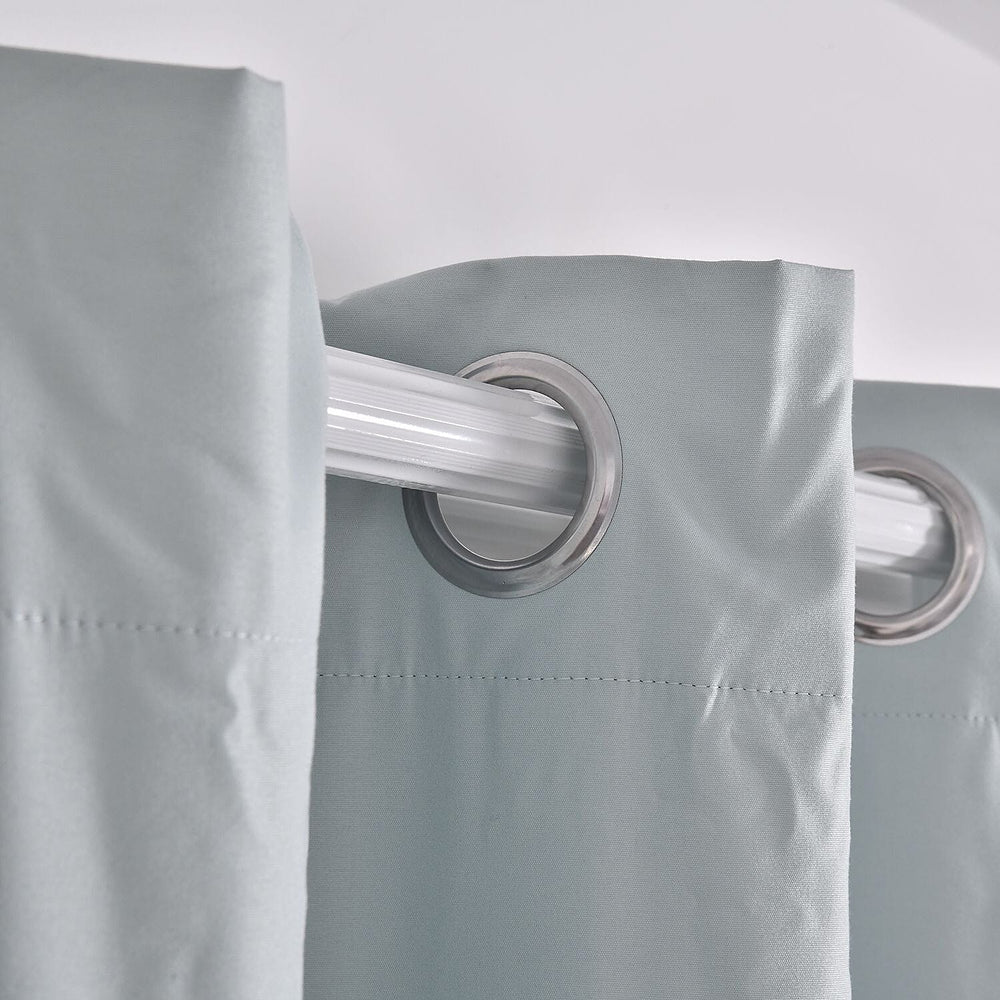Set of 2 - Homesmart UV Protected Heat Repelling Blackout Curtains with Metal Eyelets (Size 240x132 Cm - 94.4 x 51.9 inches) - Mint