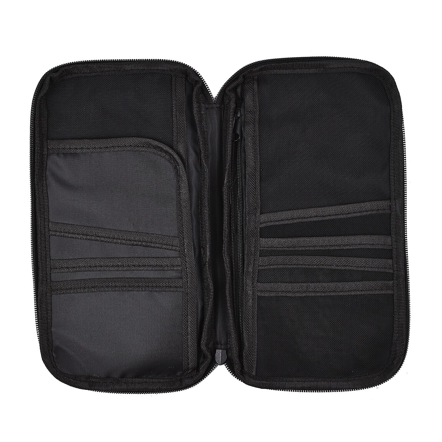 Set of 3 - RFID Travel-Passport Wallet with Card Slots Organizer, 22 Pieces Combination Screwdriver Set and Magnifier