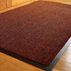 Machine Washable Anti Skid - Slip Large Door Mat (Size 120x60 cm) - Brown