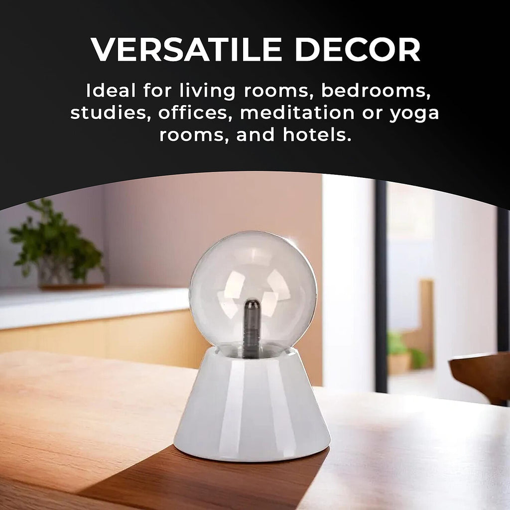 Magical Electrostatic Ball Table Lamp (Battery 4 AAA (Not Inc.) - White